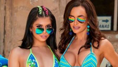 Lisa Ann & Latina Gina's Outdoor 3-Way