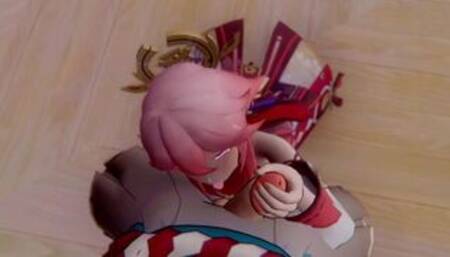 Yae Miko x Gorou Genshin Impact 3D HENTAI Shortver Part 1/5