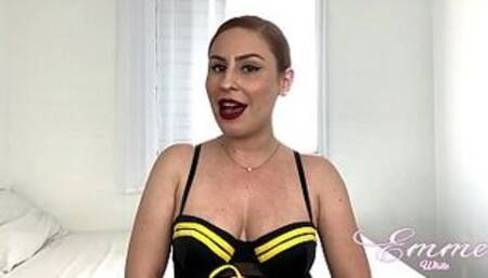 Guided Handjob - Stewardess taking you to the skies...