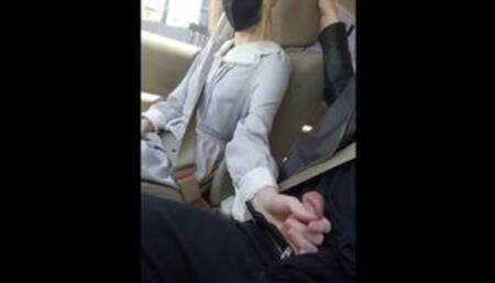 Cute Trans Girl Gives Me Handjob In Drivethru