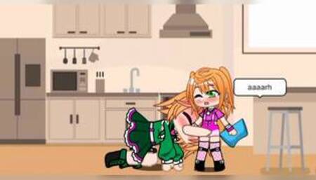 Futa Elizabeth fucks Clara and Charlie (repost)