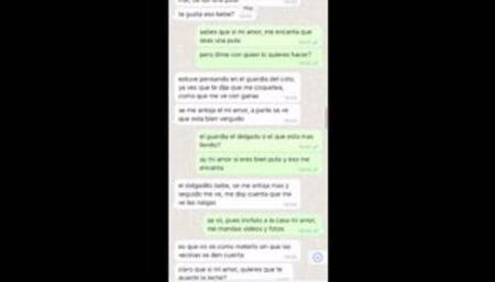 Cuckold Mi Esposa se Cogio al Guardia de Seguridad