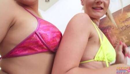 Blair and Lisey Spit-Shine Brad's Bat and Balls