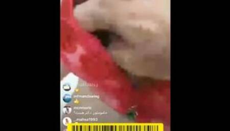 لایوجنجالی لورفته از زن وشوهر ایرانی در اینستاگرام live instagram