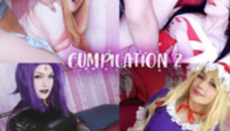 COMPILATION of Cosplay Creampies and Cumshots Vol. 2 - Sweet Darling