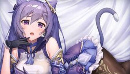 Genshin Impact: Keqing Sex with a Beautiful Girl. (3D Hentai)