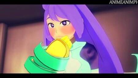 Nejire Hado and Deku in their Wet Dreams - My Hero Academia Hentai 3d Animation