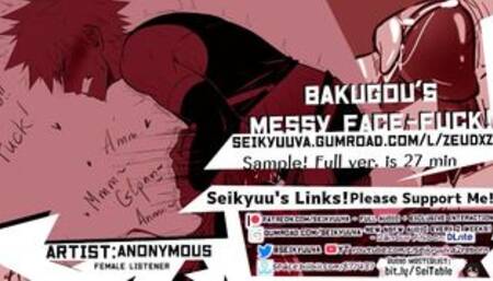 BAKUGOU'S MESSY FACE-FUCK [My Hero Academia]
