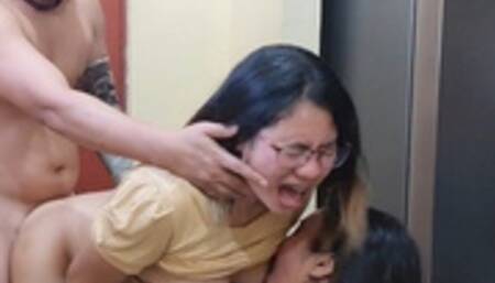 Oh! Yes! Sige pa Kuya ! Ang Hard Kumantot ni Kuya deliveryman! Pinutuk sa mukha ni nicholechao