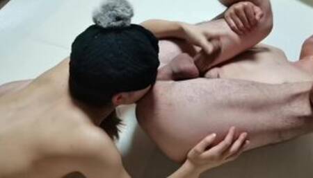 drink piss each other and heavenly rimjob