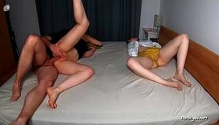 Wifes Blonde Stepsis Wants To Be Pregnant - Creampie Deep Inside