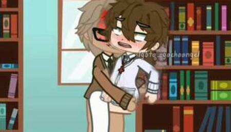 Two guys fuck in school library-pt1-//gacha//