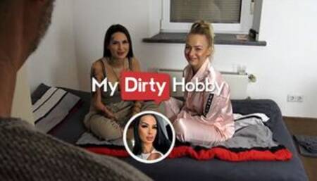 Maja-Bach Fucks Her Stepdad With Her Bestie So That He Won't Tell Her Secret