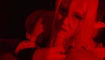 Hot Busty Krul Tepes from Owari No Seraph Deepthroats and Hard Fucks Cock POV