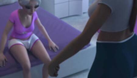 Teen dickgirl loses virginity - 3D Sex