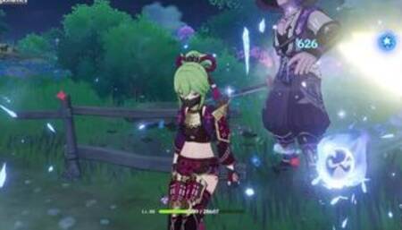 Kuki Shinobu - ryona (trial) - English/ Japanese リョナ/ Korean 료나 / Chinese 良娜 - Genshin Impact