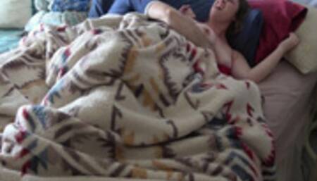 Stepson wakes up with stepmom in the bed and fucks the wrong hole