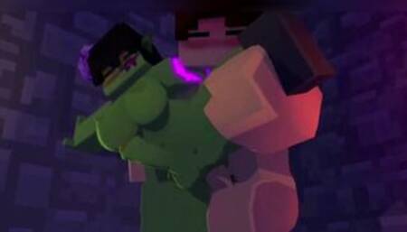 Steve SEX Gameplay TRY NOT TO CUM Minecraft MILF Fucked Reaction