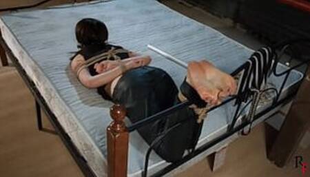 kate amina tied foot worship