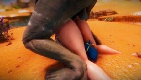 Mysterious Had Fantasy Sex with Robot Conceived Waterside 3d Hentai NSFW NTR Part 4