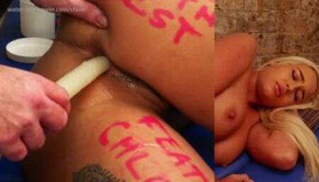 Chloe Colon Snake Enema Depth Test Part 1