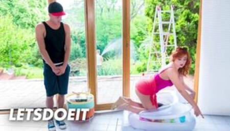 Lonely Stepmom Eva Berger Offers Her Holes To Stepson