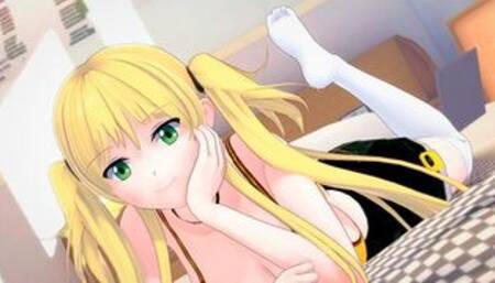 Azur Lane: Hornet Sex with a Beautiful Girl. (3D Hentai)