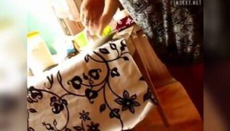 A quick fuck in the kitchen