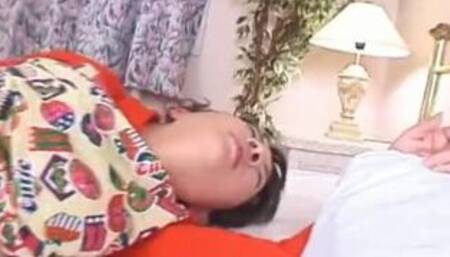 Adorable and cute pigtail Asian teen getting hammered