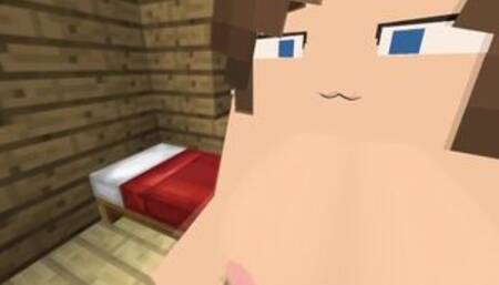 Porno de Minecraft Con Chica Sexy | Creampie | Rusa | Mamada
