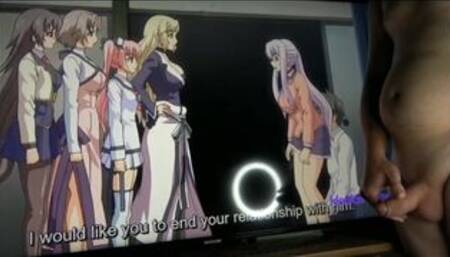 Hottest Hentai Uncensored Threesome With Creampie In The Temple