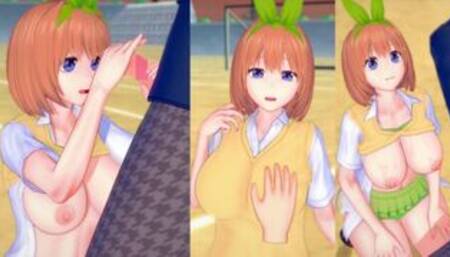 【エロゲーコイカツ！】五等分の花嫁 中野四葉3DCG巨乳アニメ動画[Hentai Game Koikatsu! 5 toubun no hanayome Yotsuba Nakano]