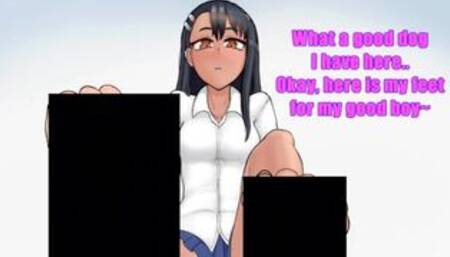 Nagatoro 's Feet Humiliation (Censored, Quickshot, Breathplay)