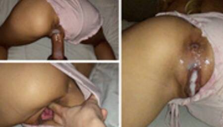 Dripping Wet Pussy - My StepBro Came inside me and keep Fucking me - huge creampie