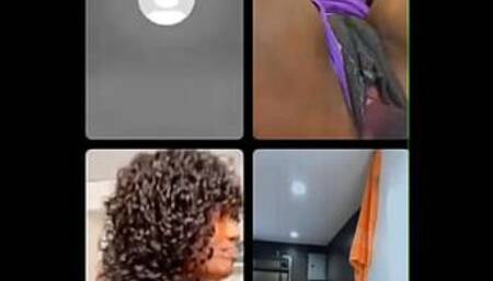 Parte 3 / as 3 gostosas em live do Instagram mostrando tuuudo