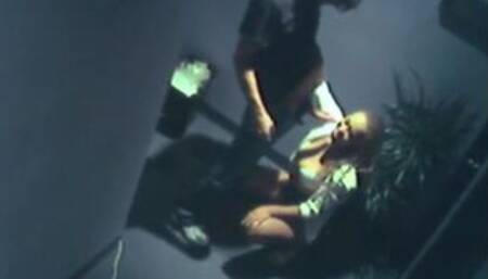 Dick sucking office ho rides cleaners cock