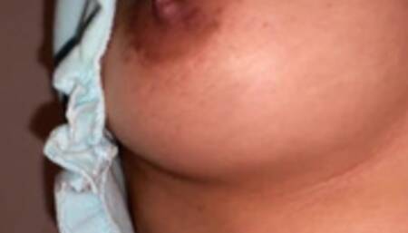 naughty woman likes to show off to her husband's friend with him at home