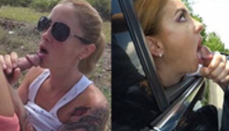 Amateur public cumshot compilation 2020 - Best outdoor blowjob. Wet Kelly