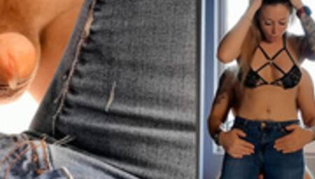 Morning dry humping and coming on my jeans WetKelly