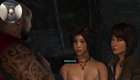 TOMB RAIDER NUDE EDITION COCK CAM GAMEPLAY #12