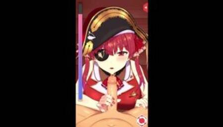 某VTuberの同人エロゲーム 手コキ エロアニメ/エロゲーム実況