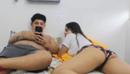 masturbating with my stepsister- swallow milk- porn in spanish