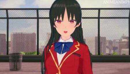 CLASSROOM OF THE ELITE SUZUNE HORIKITA HENTAI 3D