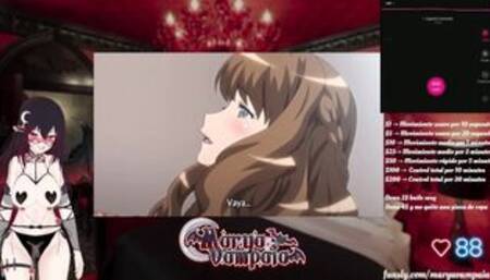 CHICA HENTAI TOCANDOSE MIENTRAS LA USAN