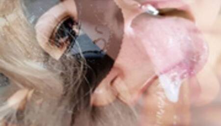 4K Night Night Little Slut (Cockhungry slut sucked he's nice big wet cock so hard and deep)