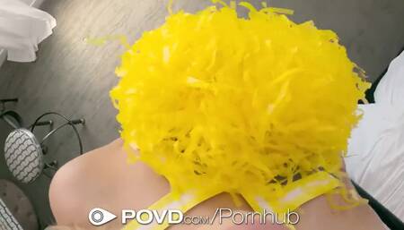 POVD Facial Explosion Fuck With Horny Cheerleader In POV