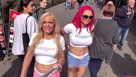 Jessica Morgan Roxi Keogh wear nappies in public! | (May 2022)