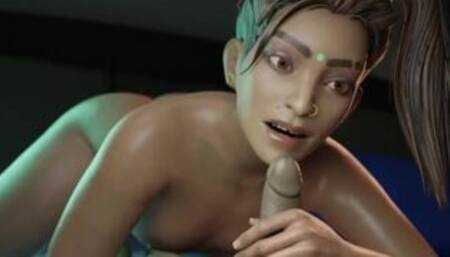 Rampart Blowjobs You in POV - Apex Legends 3d animation with sound