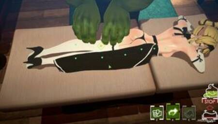 EP1: Thalia Scene - Orc Massage Gameplay Walkthrough in 4K UHD - Porn Games - Adult Games by Andrae