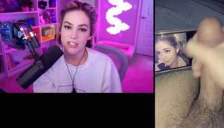 Hot Streamer Fap Tribute - Hot Babe Try Not To Cum Challenge